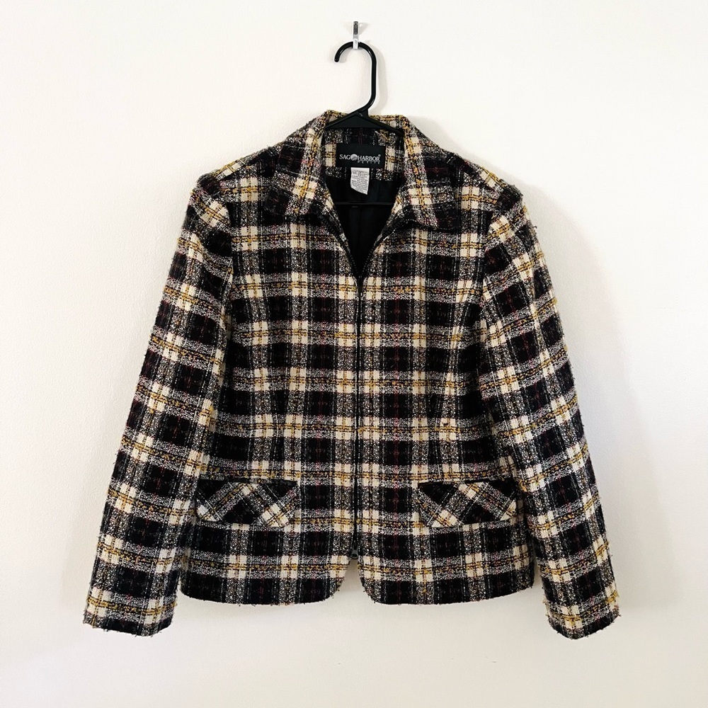 Sag Harbor zip blazer- Size 14P